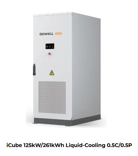 iCube 125kW-261kWh Liquid-Cooling 0.5C-0.5P