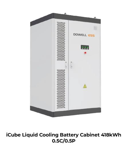 iCube Liquid Cooling Battery Cabinet 418kWh 0.5C-0.5P