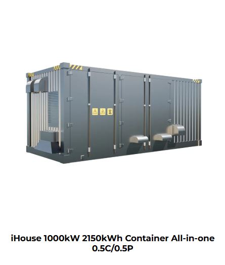 iHouse 1000kW 2150kWh Container All-in-one 0.5C-0.5P